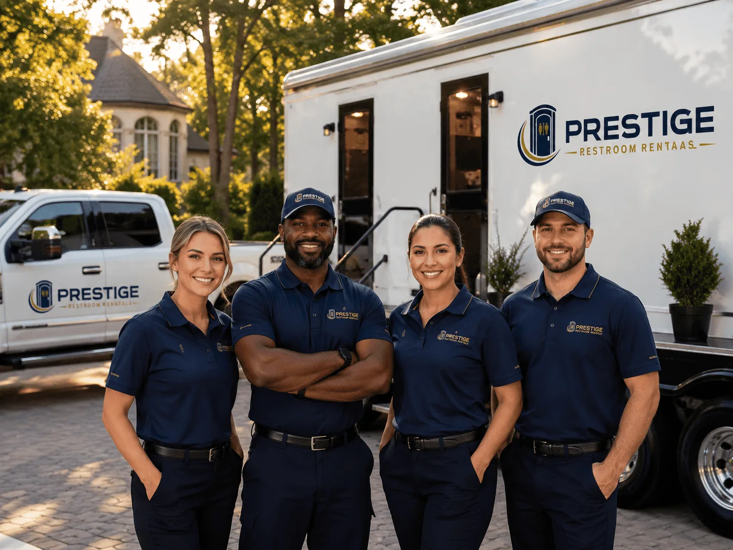 Trusted Luxury Portable Restrooms company in Roll, AZ